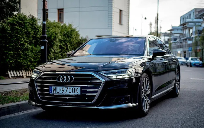 warszawa Audi A8 cena 220000 przebieg: 148000, rok produkcji 2018 z Warszawa